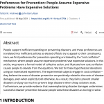 preferences for prevention